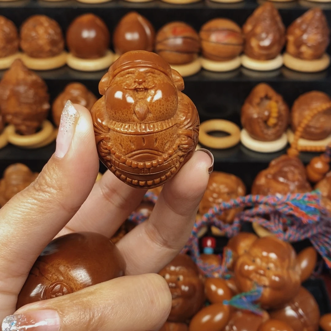 橄榄核手串/手链嘟嘟财神单0078