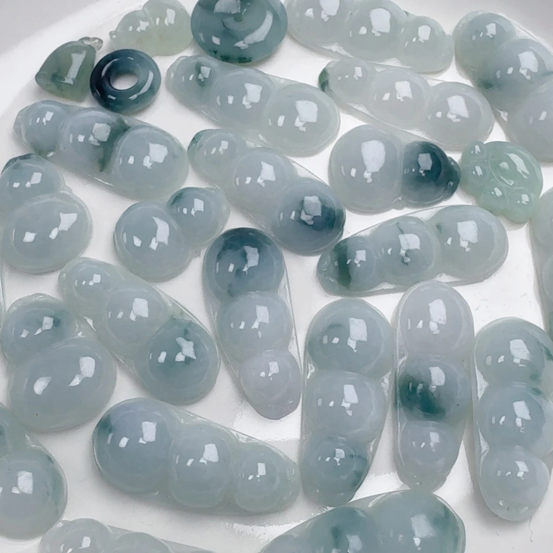 翡翠散珠豆子一个可以选