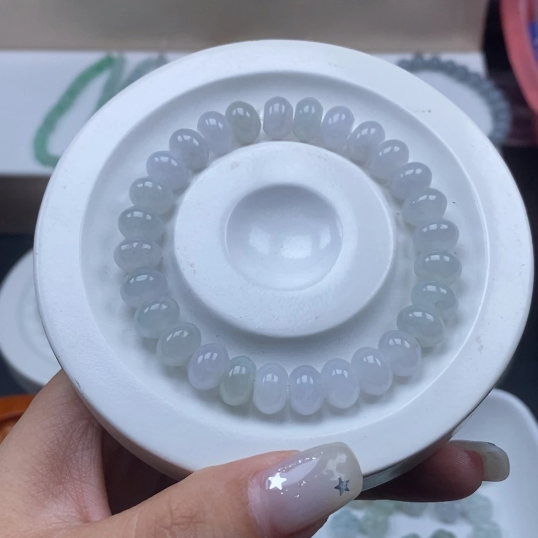 未镶嵌手链翡翠翡翠鼓珠8.8