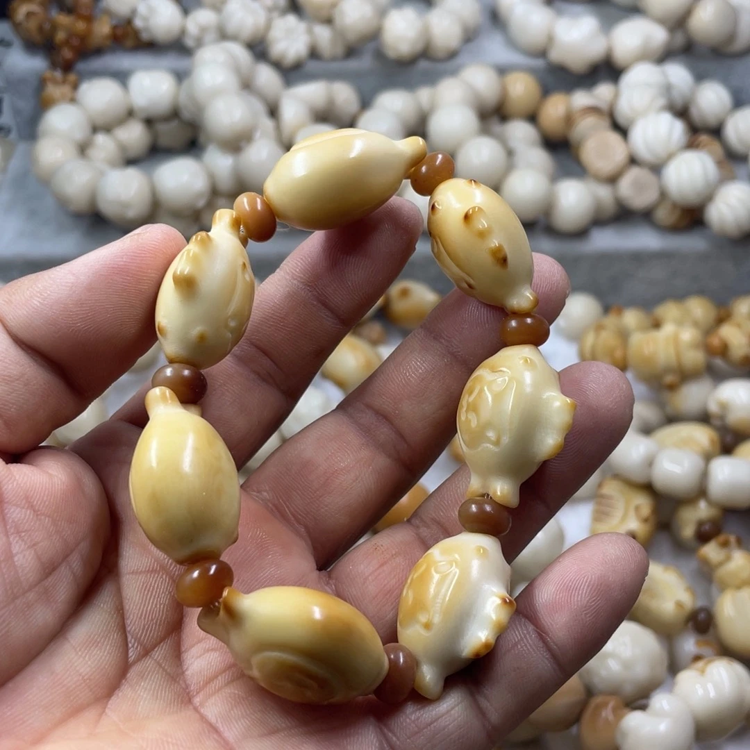 菩提根/象牙果吊坠全品鱼手串