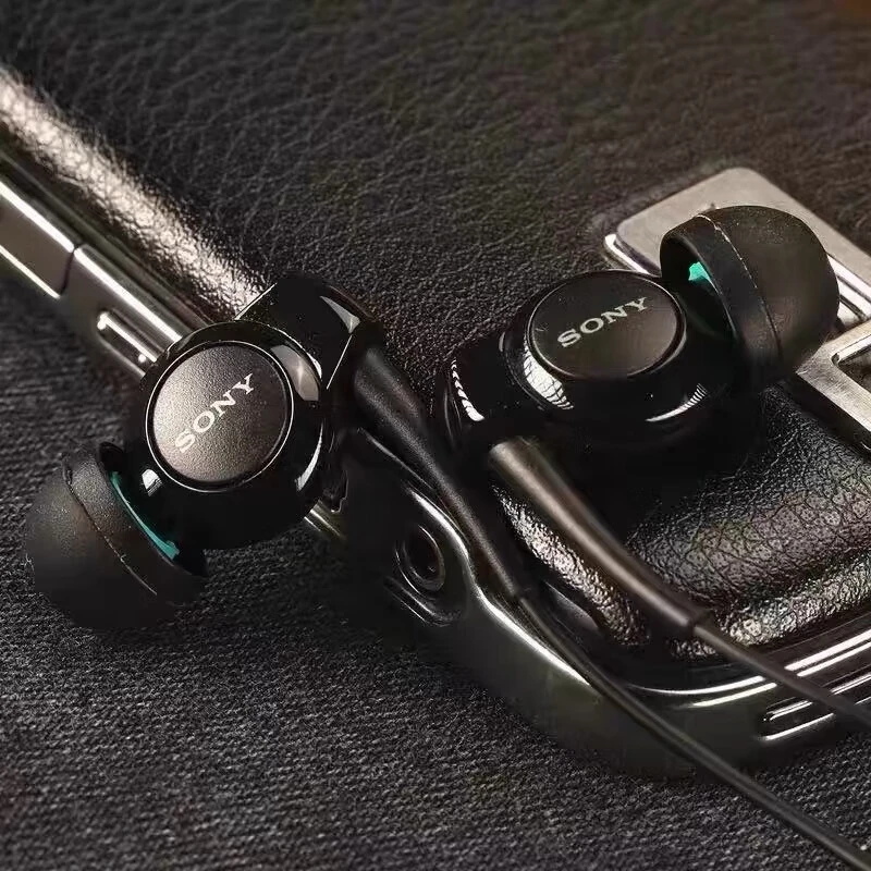 95新 Sony/索尼 MH-EX300AP入耳式耳机有线听歌高音质线控带麦k歌