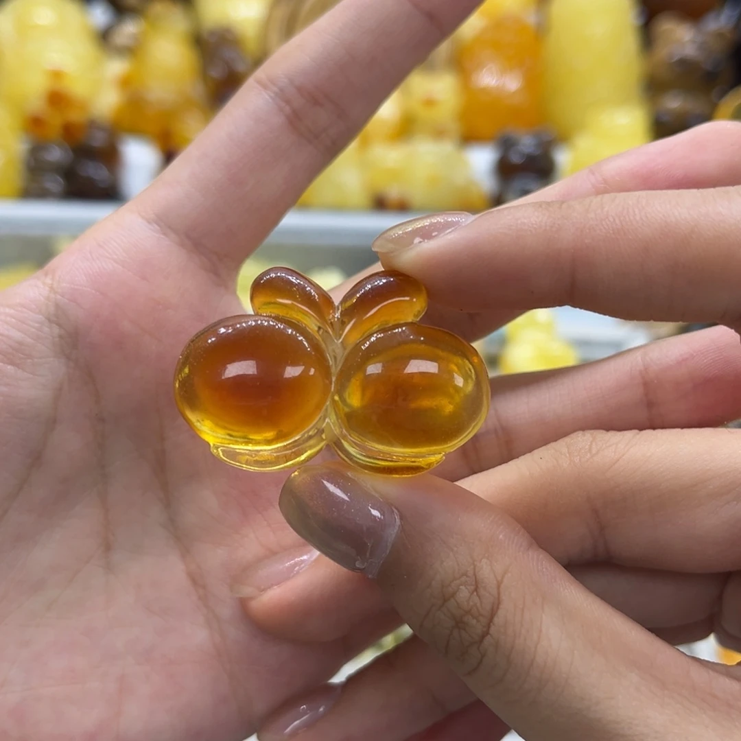 未镶嵌颈饰琥珀天然琥珀
