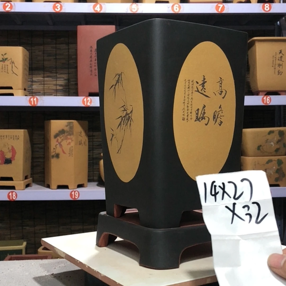 【闪购商品】紫砂花盆&***雨手工制作