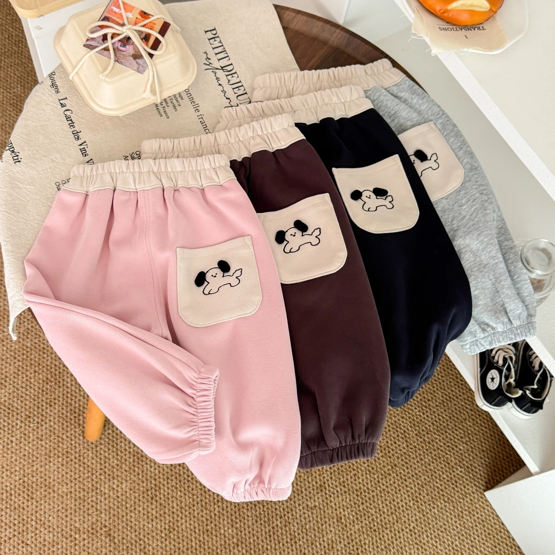 春秋季儿童卫裤PP裤小童宝宝裤子宽松版运动休闲裤男童女童长裤