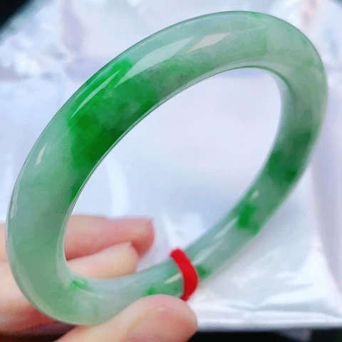 未镶嵌手镯翡翠54圆条882870