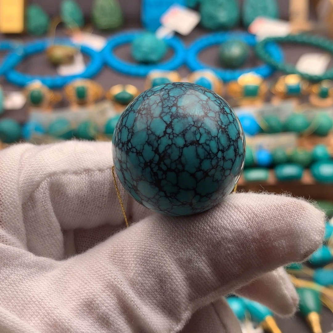绿松石未镶嵌绿松石26.8mm