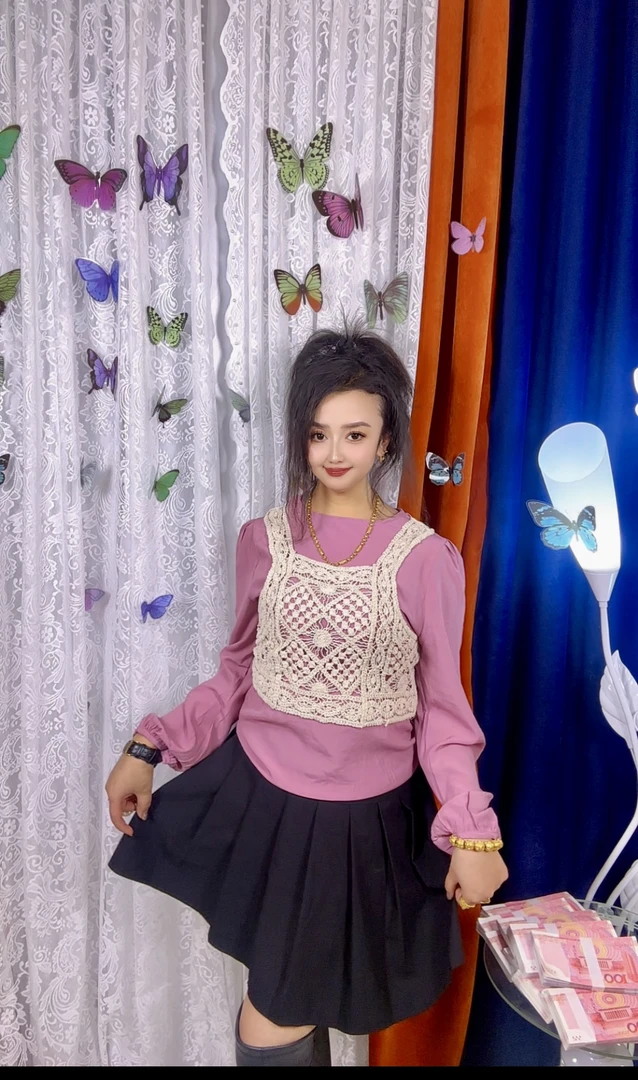 镂空无袖背心女宽松短款上衣2025夏新款针织吊带百搭外穿气质泫雅