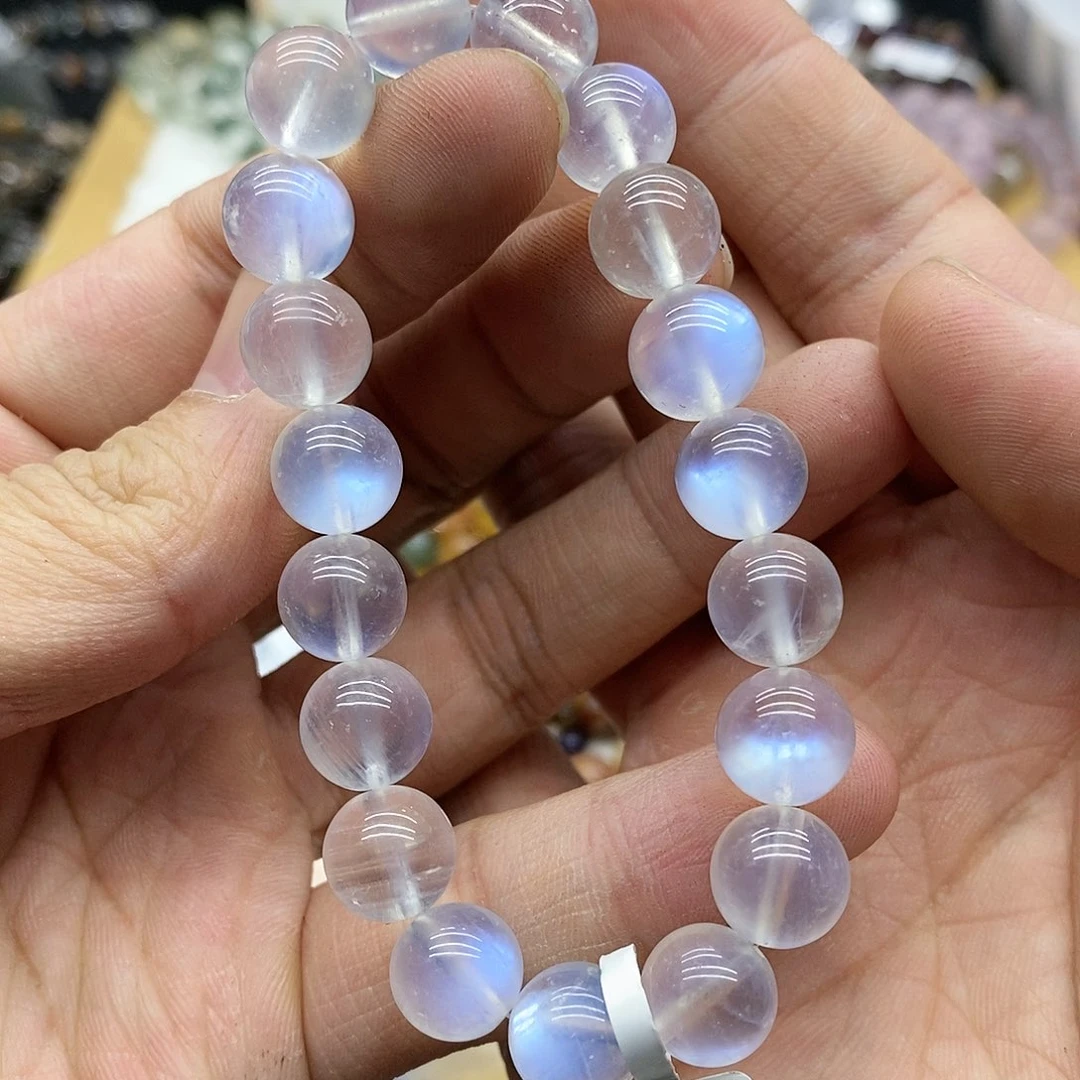 月光石手链未镶嵌天然