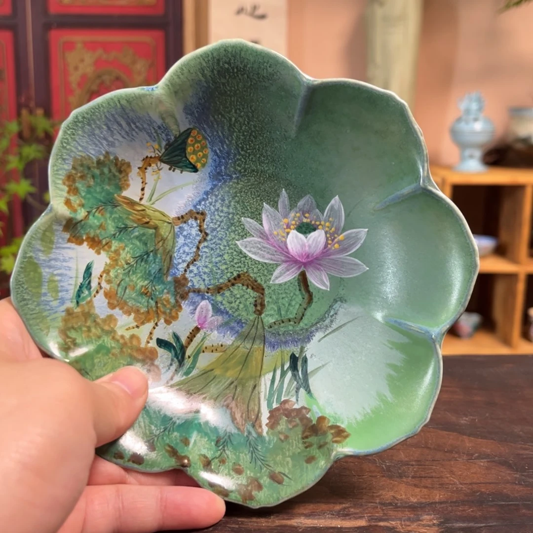 柴烧手工手绘陶瓷