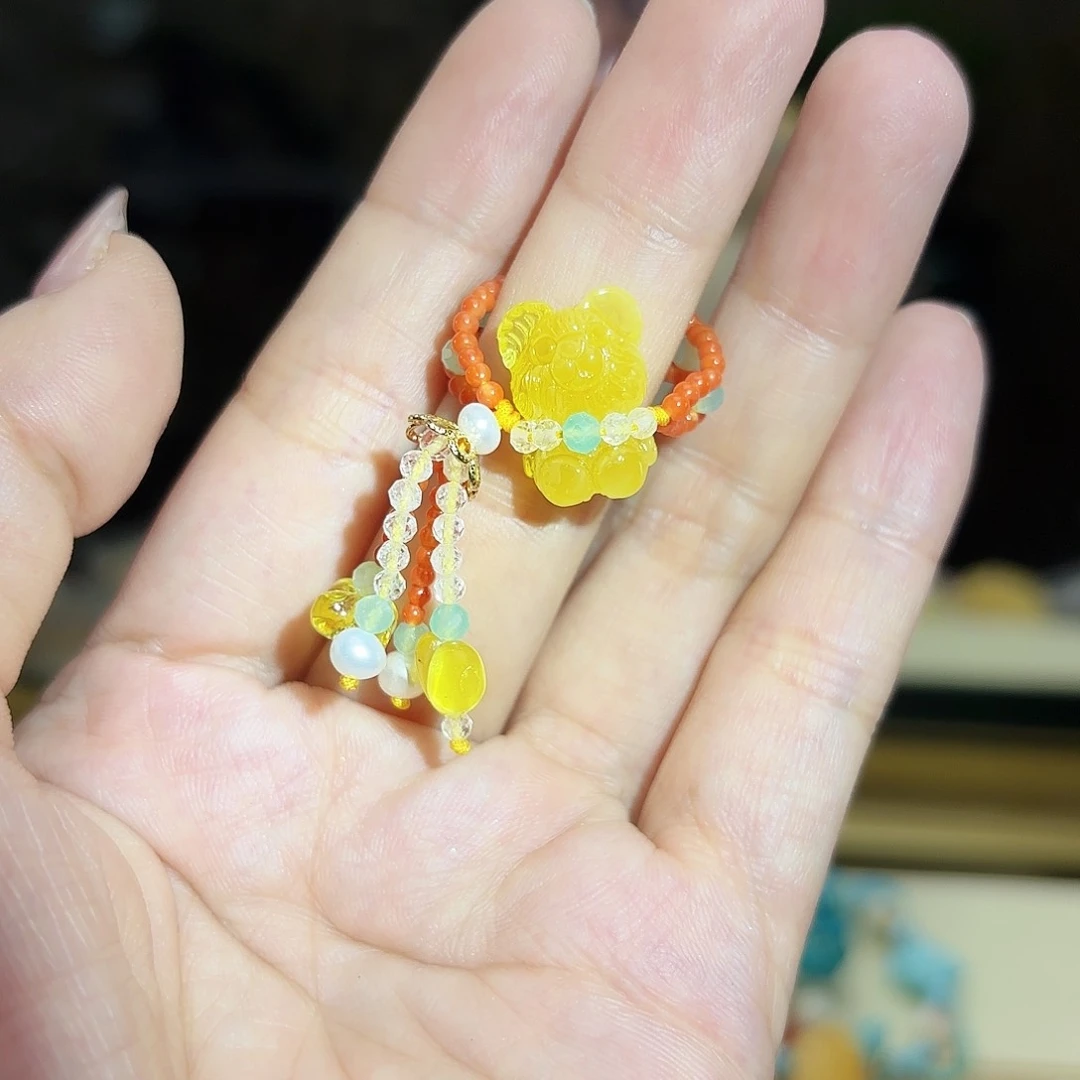 未镶嵌琥珀手链琥珀