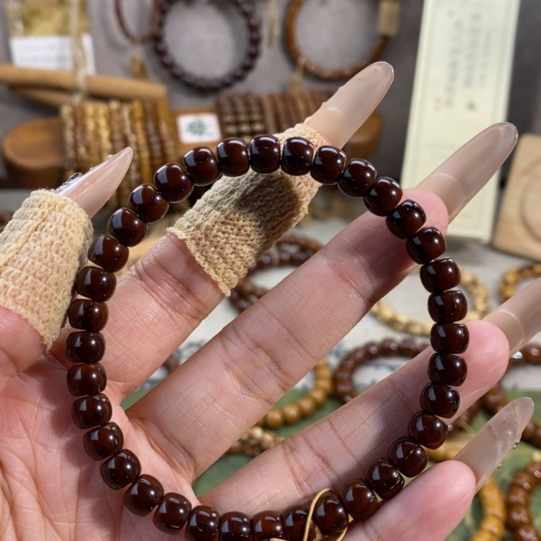 A***。手串紫金鼠7纯肉红皮