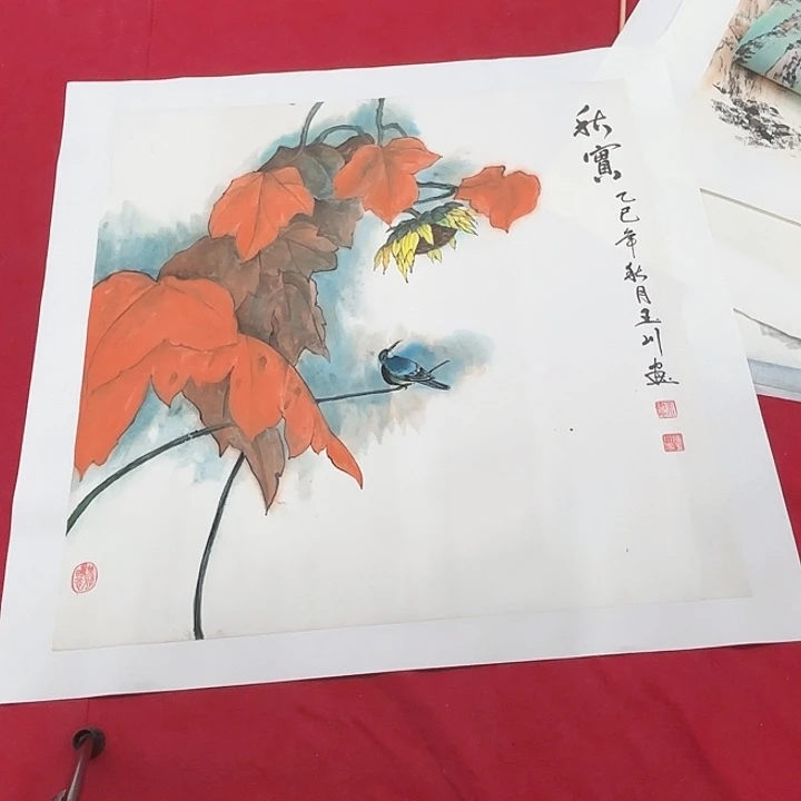 国画花鸟等图案和图案等