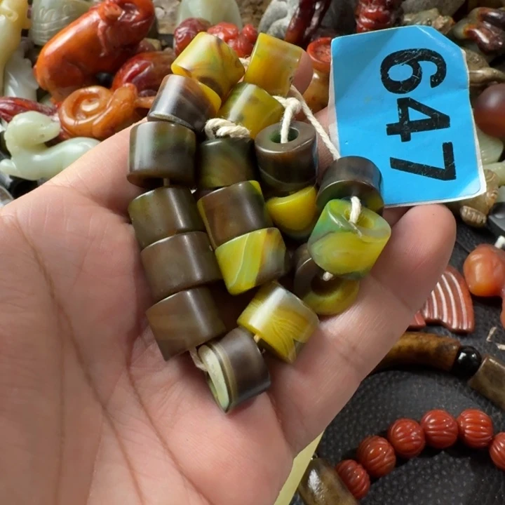 玛瑙/玉髓颈饰合金