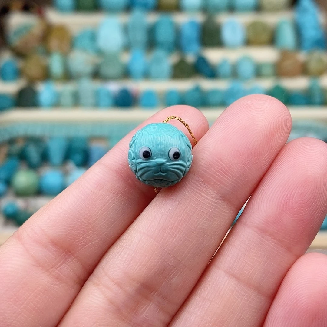 未镶嵌绿松石珠宝奇石11.5