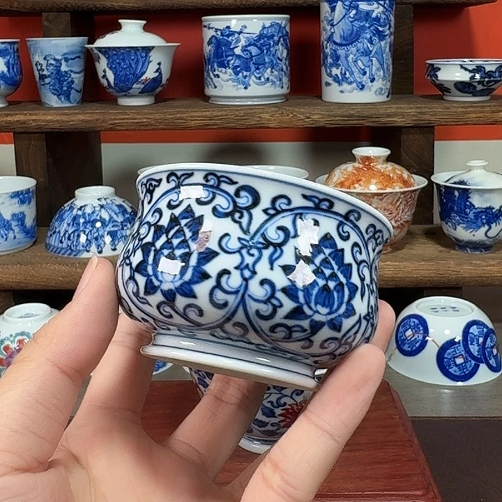 杯上**氷现代景德镇陶瓷杯
