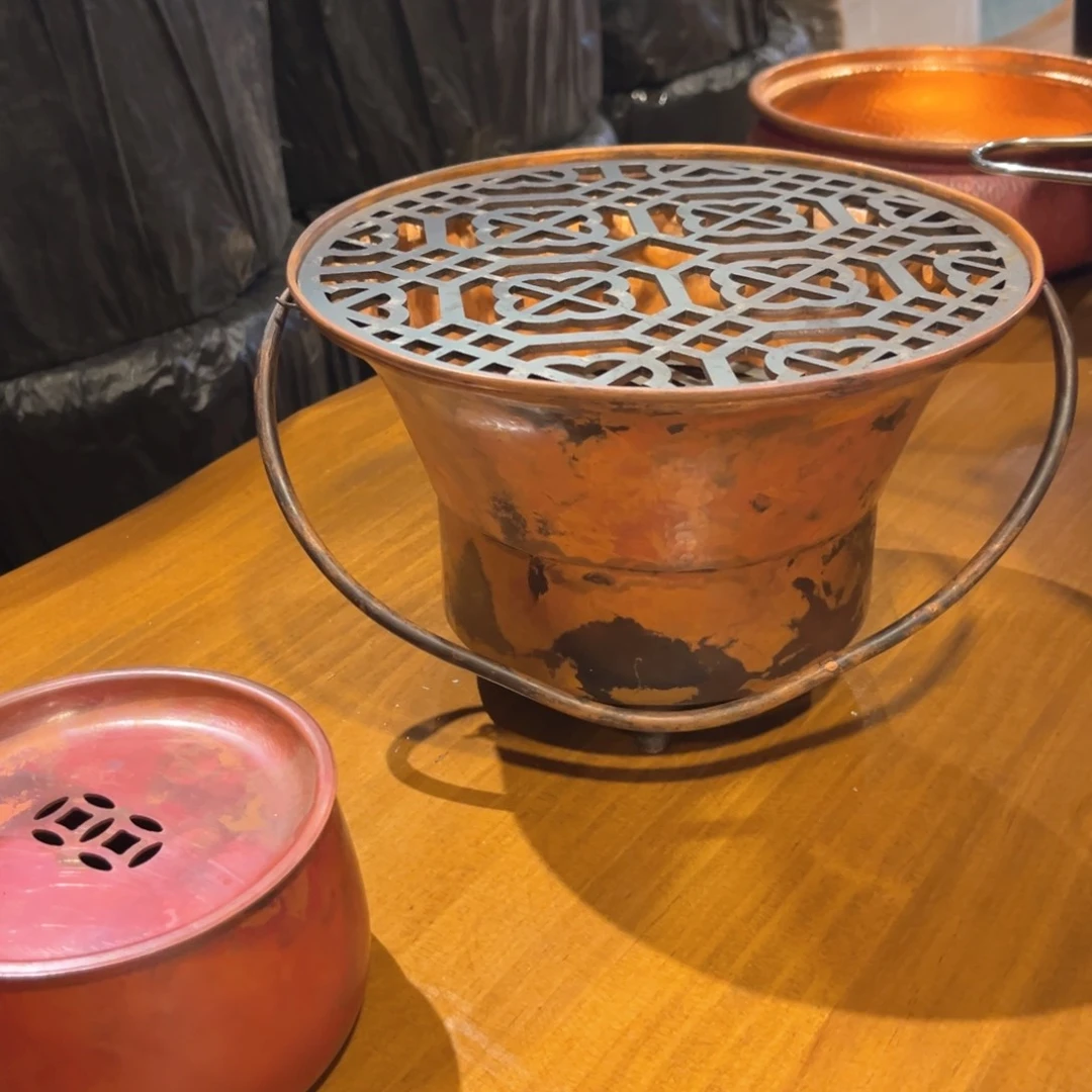 黑***罗24淬火色提梁炉子手工锻打工艺