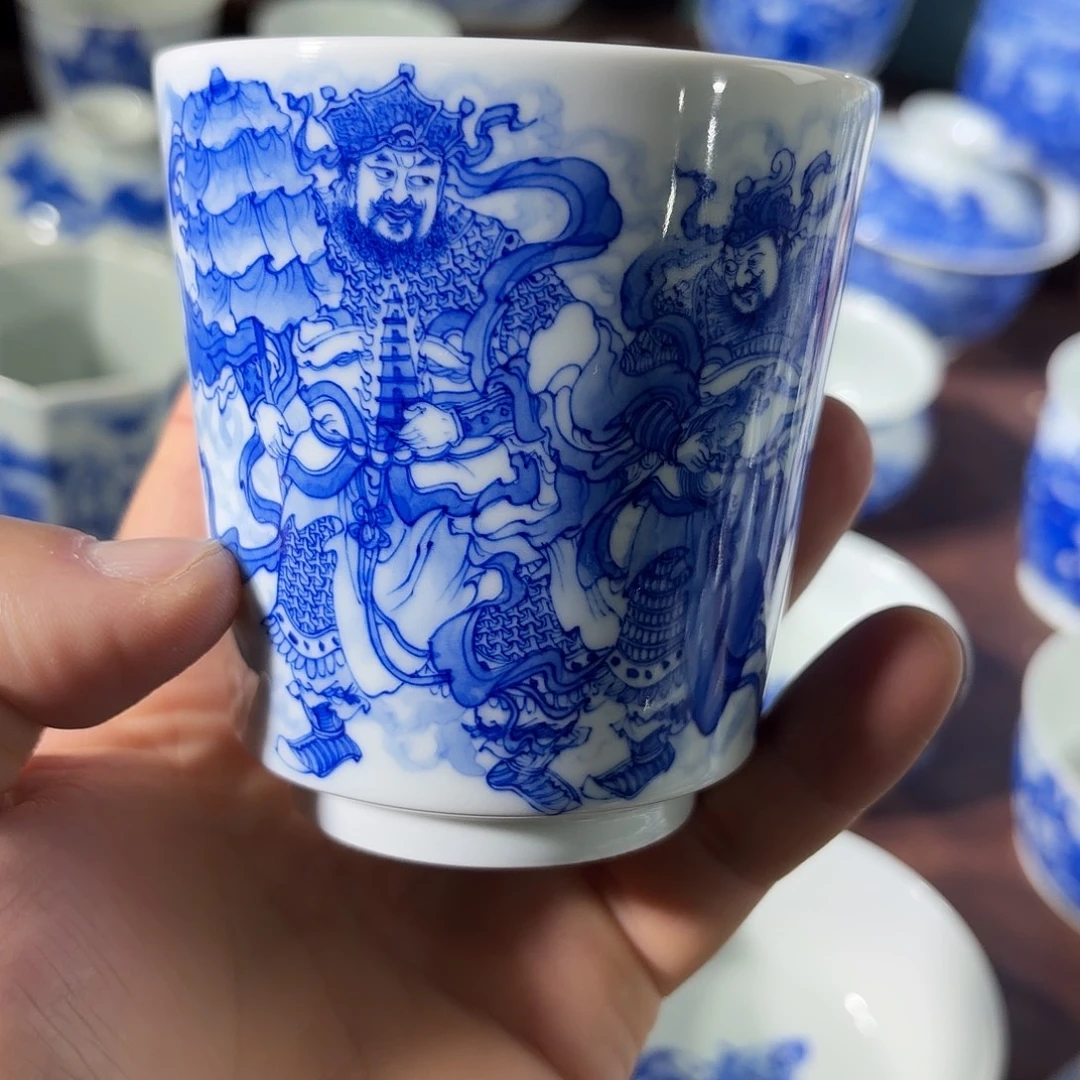 杯子陶手工手绘的陶瓷杯