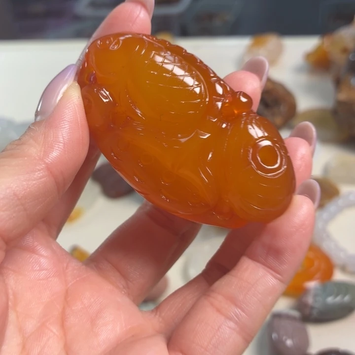 玛瑙/玉髓未镶嵌吊坠(不含链)