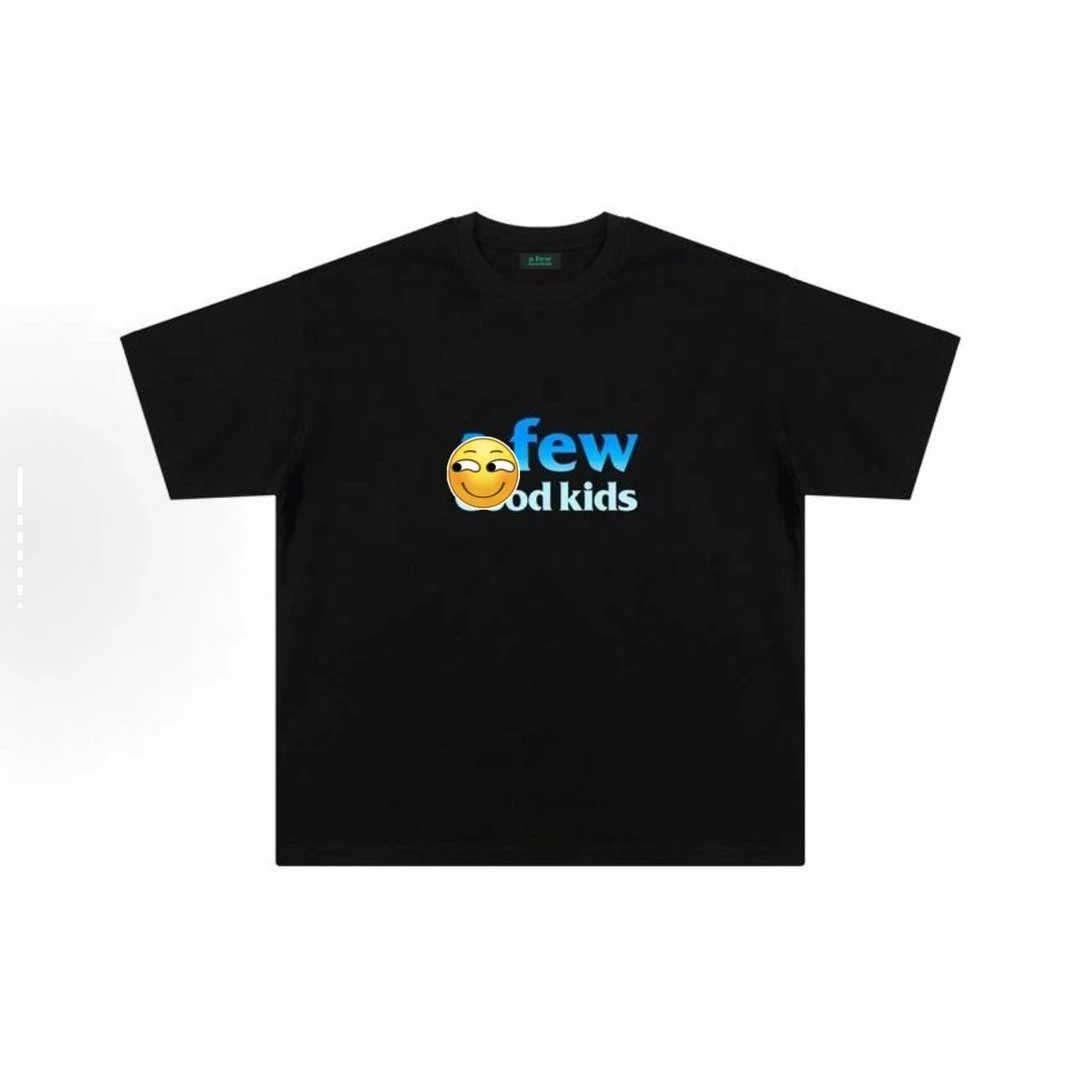 双排AF字母logo潮牌宽松短袖 男女同款