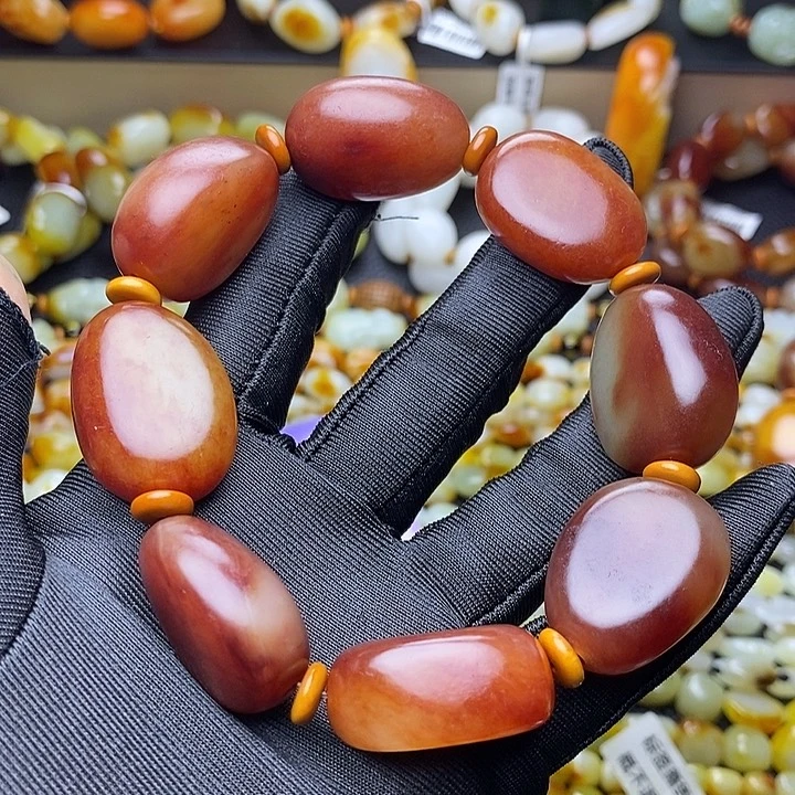 手链未镶嵌和田玉与**行