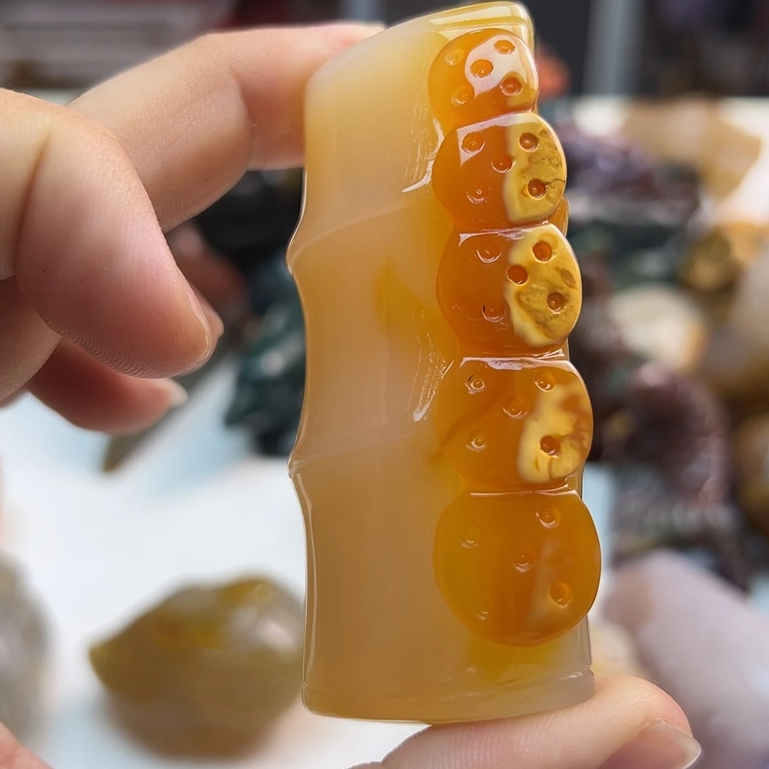 玛瑙/玉髓未镶嵌吊坠(不含链)