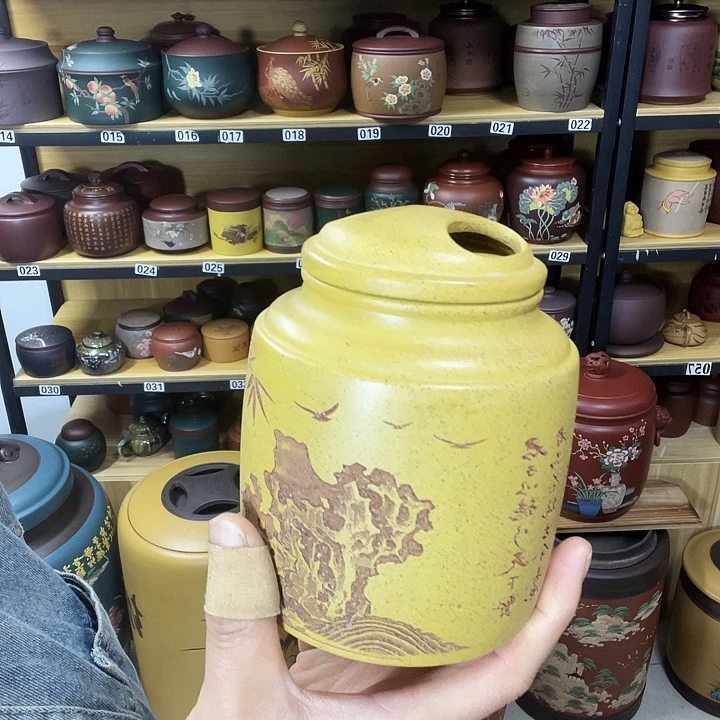 紫砂茶叶罐紫砂茶叶罐