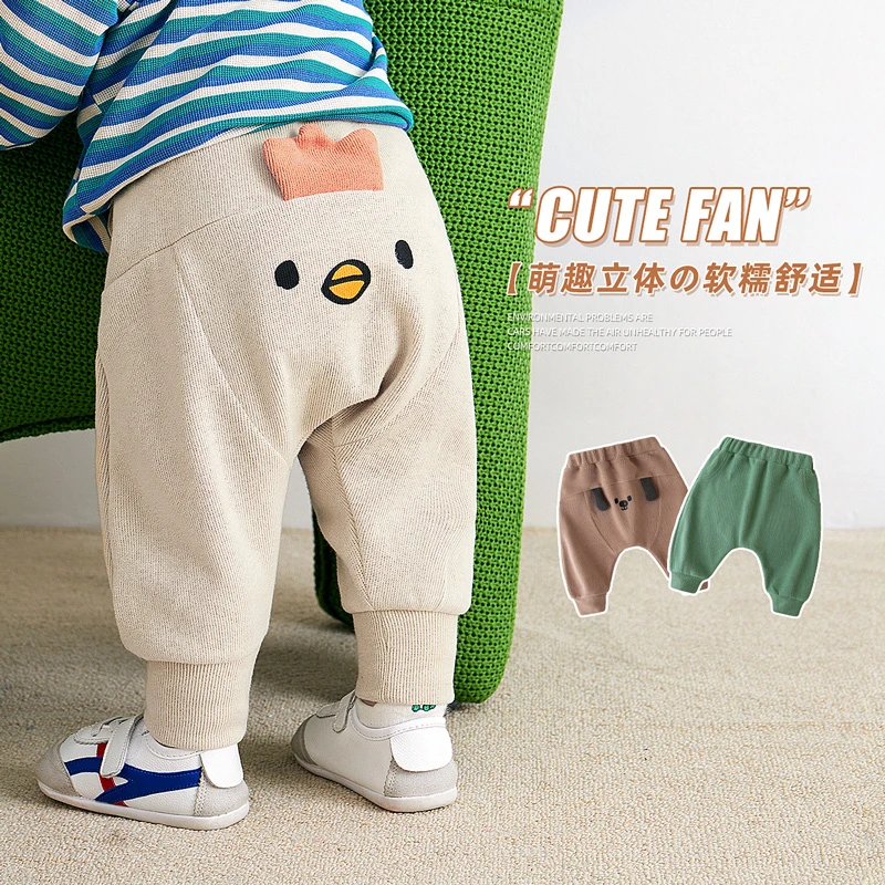 【现货】宝宝春秋款立体卡通儿童大pp裤BSB182ACK607