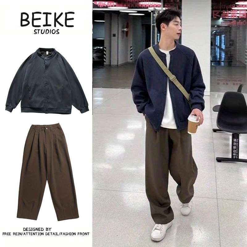 两件装/休闲cityboy开衫卫衣春秋男女学生冬季男生秋季穿搭套装