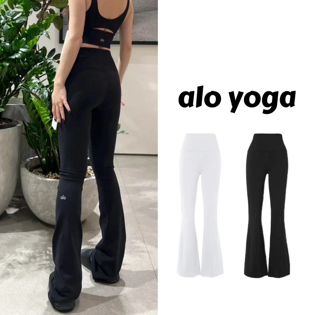 alo yoga AIRBRUSH HIGHWAIST 78 BOOTCUT LEGGING微喇瑜伽裤