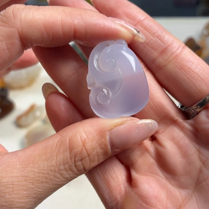 玛瑙/玉髓未镶嵌吊坠(不含链)