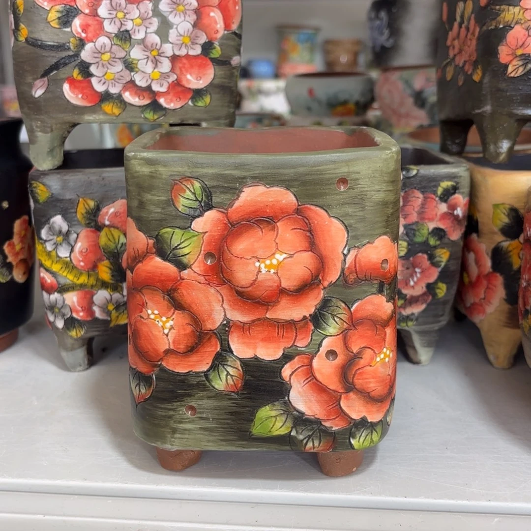 景德镇手绘花盆陶瓷10/15