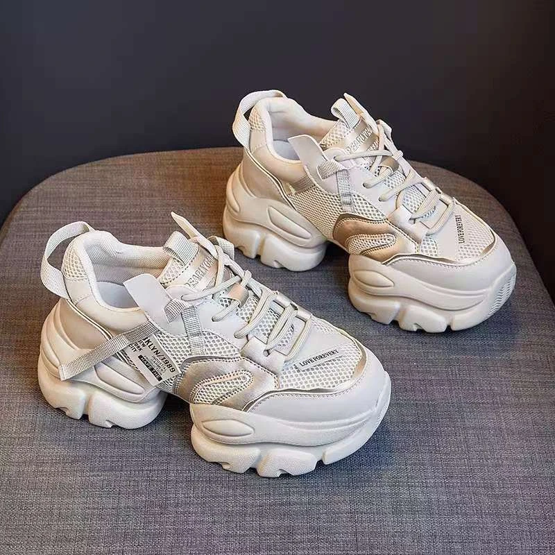 【14号】厚底老爹鞋女2024秋季新款松糕增高休闲运动鞋 QW151