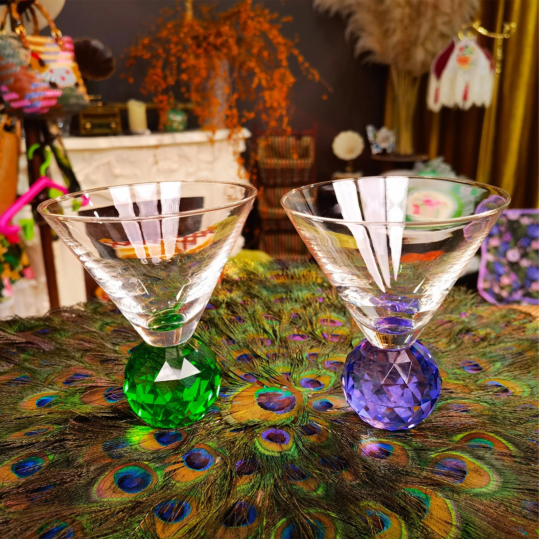 高脚玻璃鸡尾酒杯马天尼杯微醺调酒饮品马天尼酒杯三角香槟杯创意