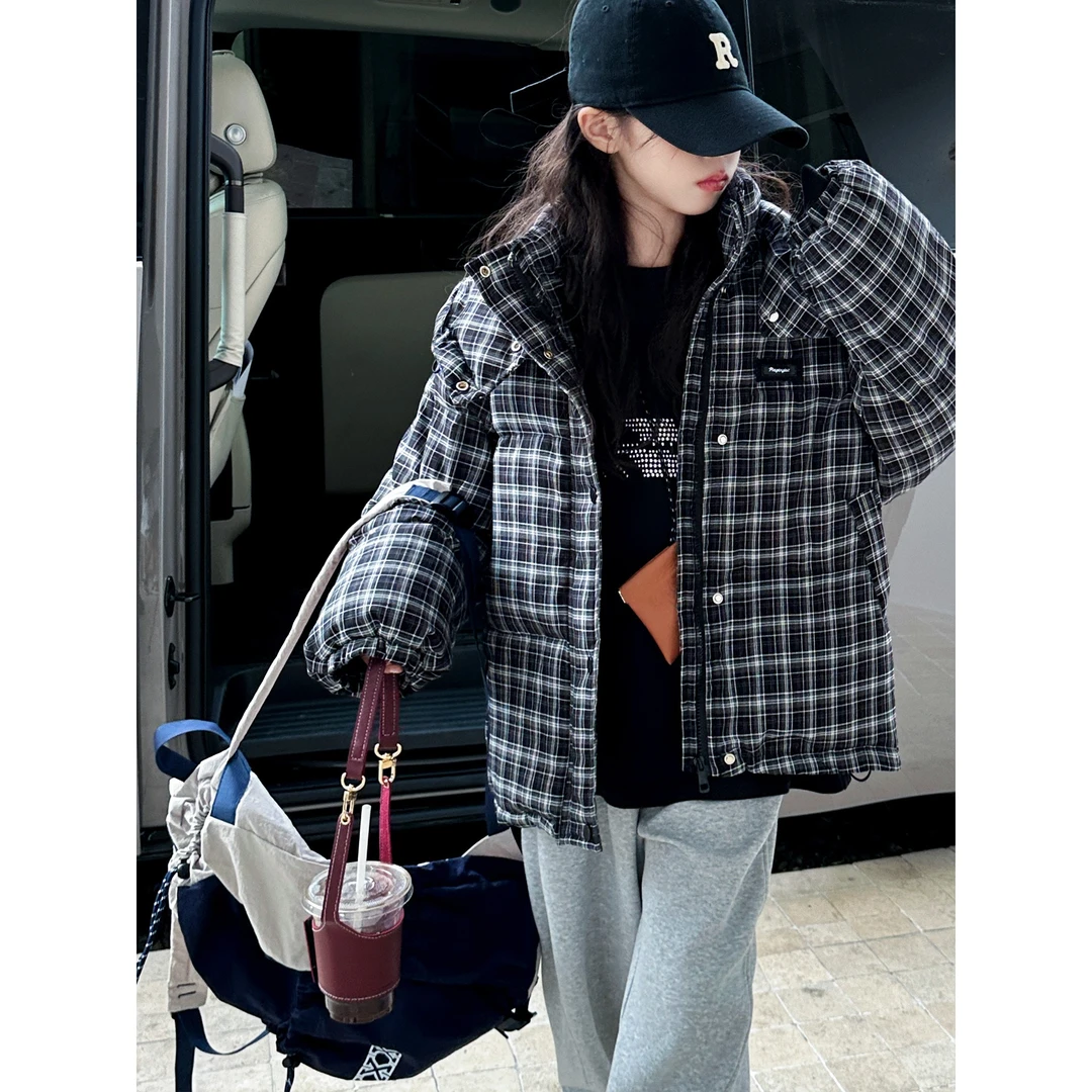 女童超好看冬款加厚棉服2025新款女孩冬装保暖短款棉袄外套潮棉衣