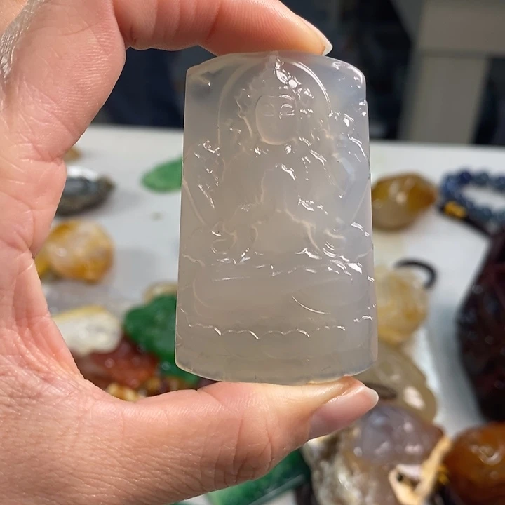 玛瑙/玉髓吊坠(不含链)未镶嵌