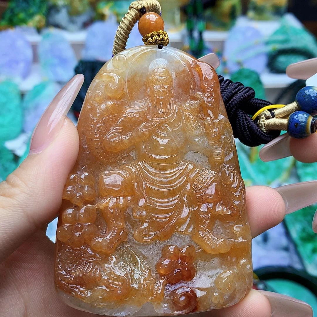 1***8翡翠未镶嵌颈饰天然翡翠