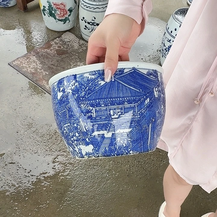 瓷片直径30厘米高20……