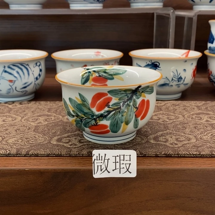 釉下老陶泥手工绘制