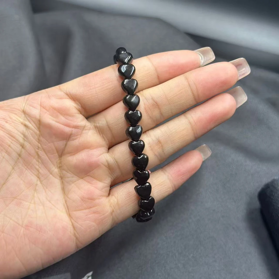 YS9137 金运辉石爱心单圈手链  多样性发其一