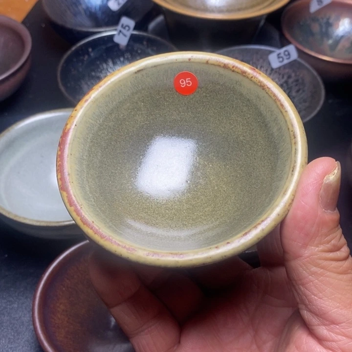 茶盏龙窑柴烧建盏茶器3