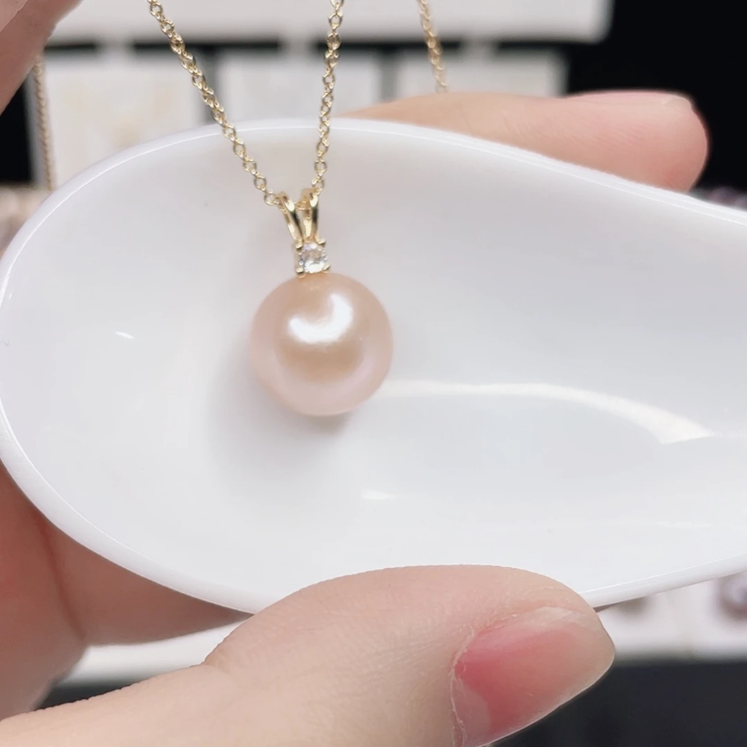 合金淡水珍珠吊坠(赠链)