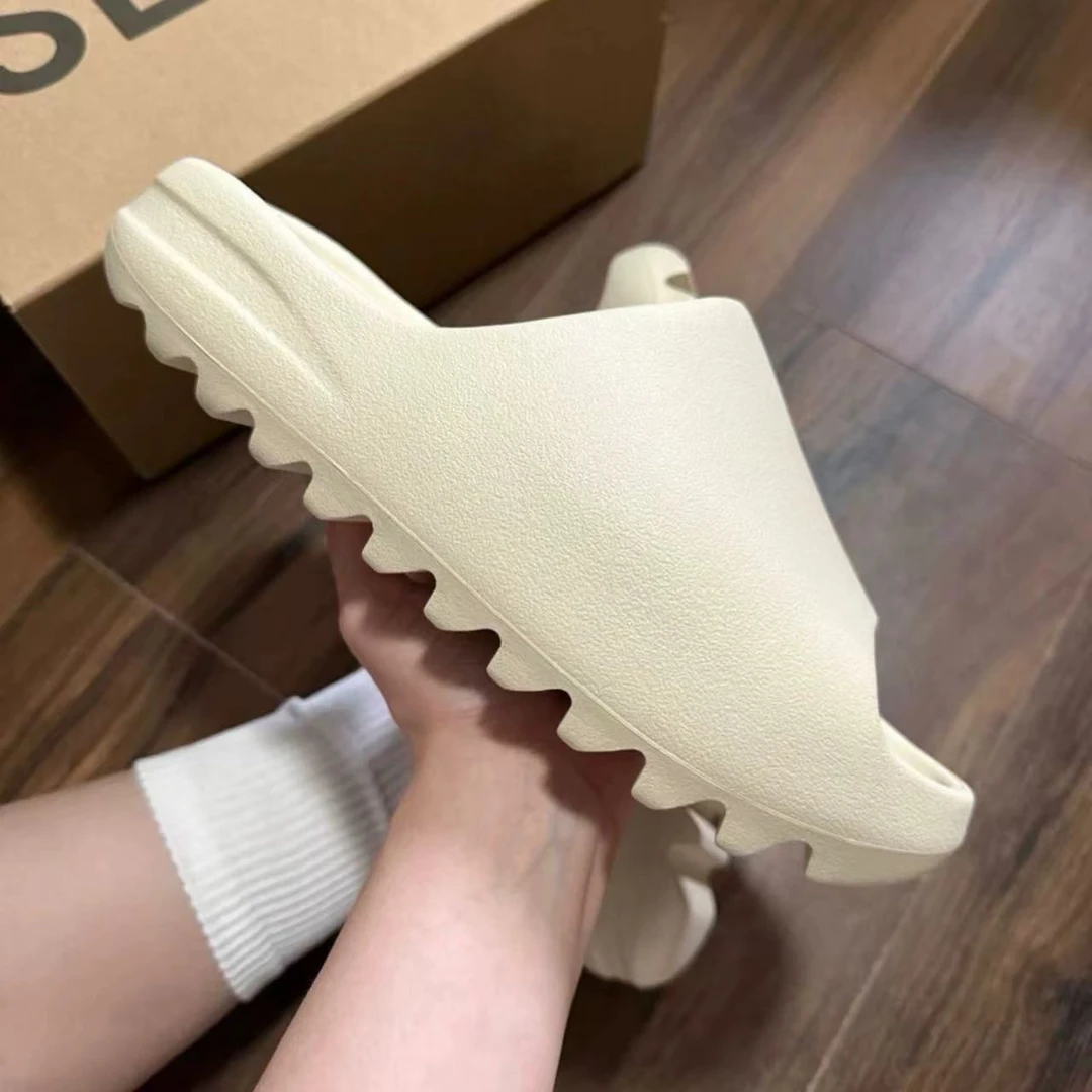 明星同款椰子拖鞋男情侣踩屎感厚底防滑家居YEEZY一字拖女夏季