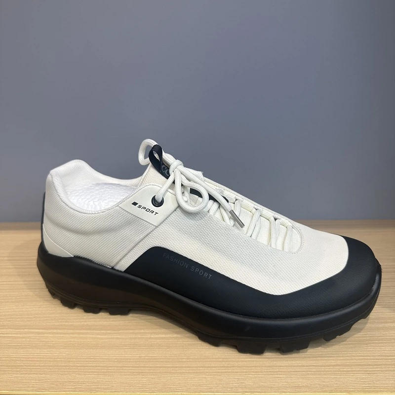 慢跑鞋男2025秋季新款厚底轻便户外工装鞋男网面透气时尚休闲鞋男