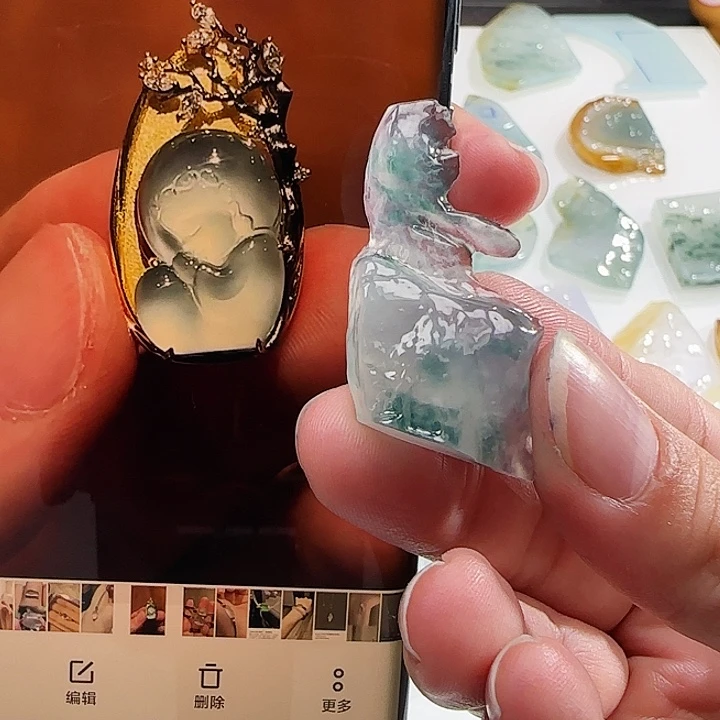 定制翡翠未镶嵌翡翠定制