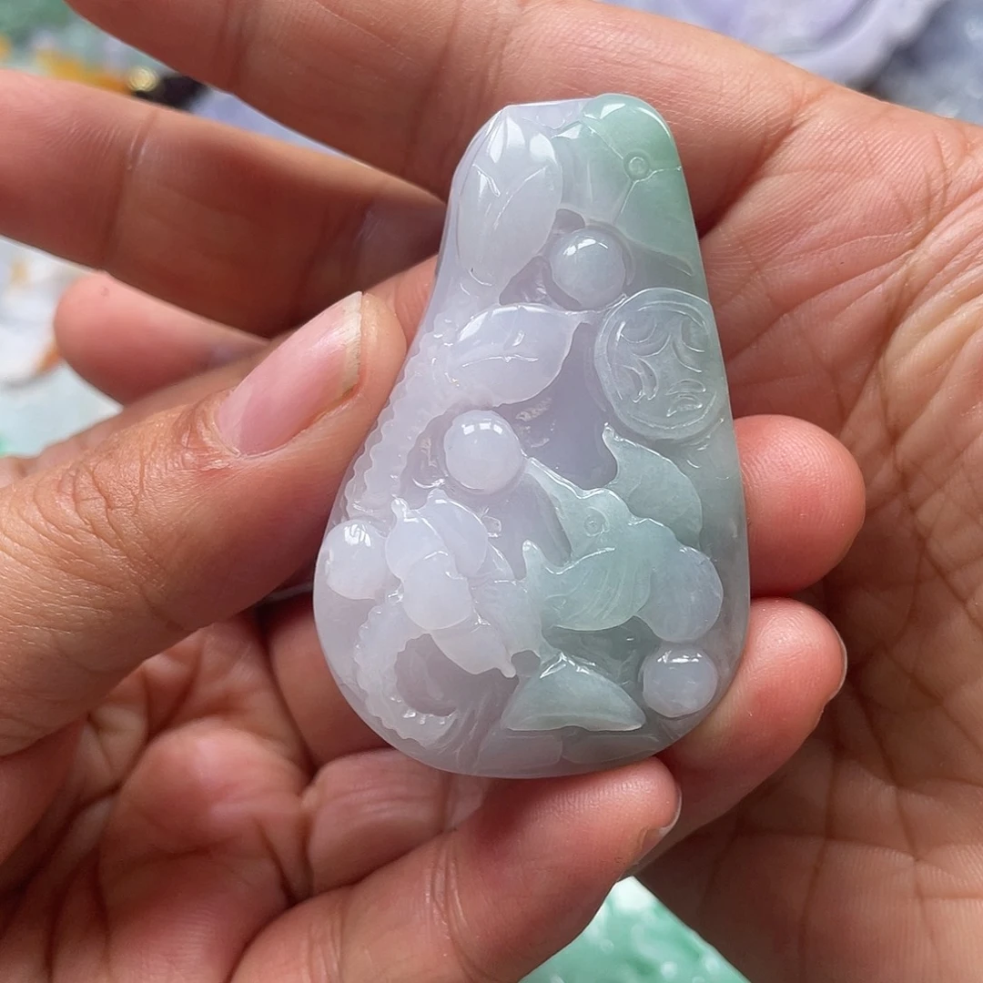颈饰未镶嵌翡翠翡玉缘翡翠