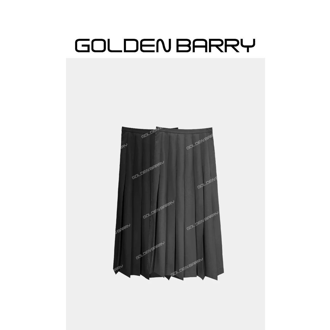 GOLDENBARRY【618】310104气质百搭百褶裙