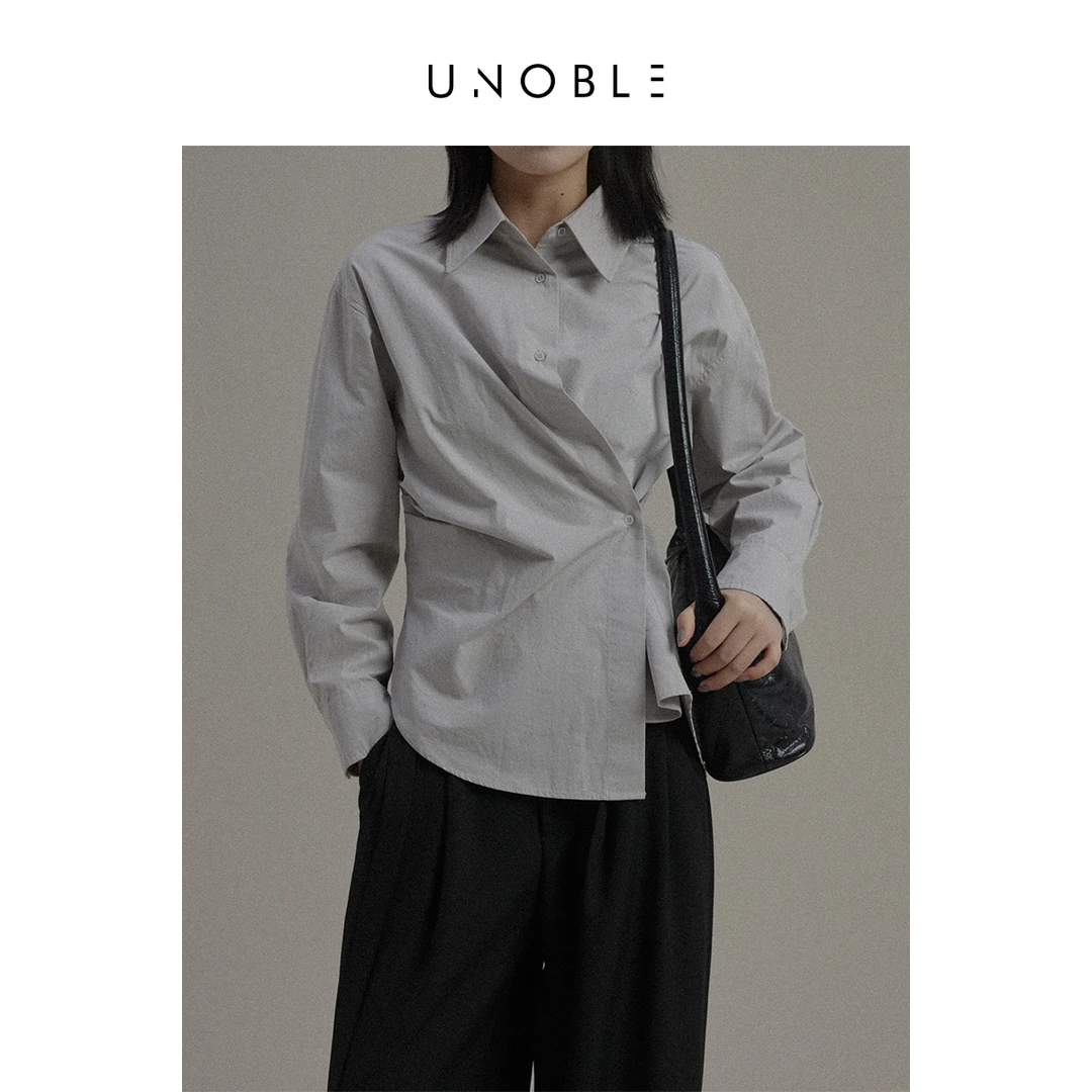UNOBLE 2025 S/S【斜绑带设计衬衣】春夏新品