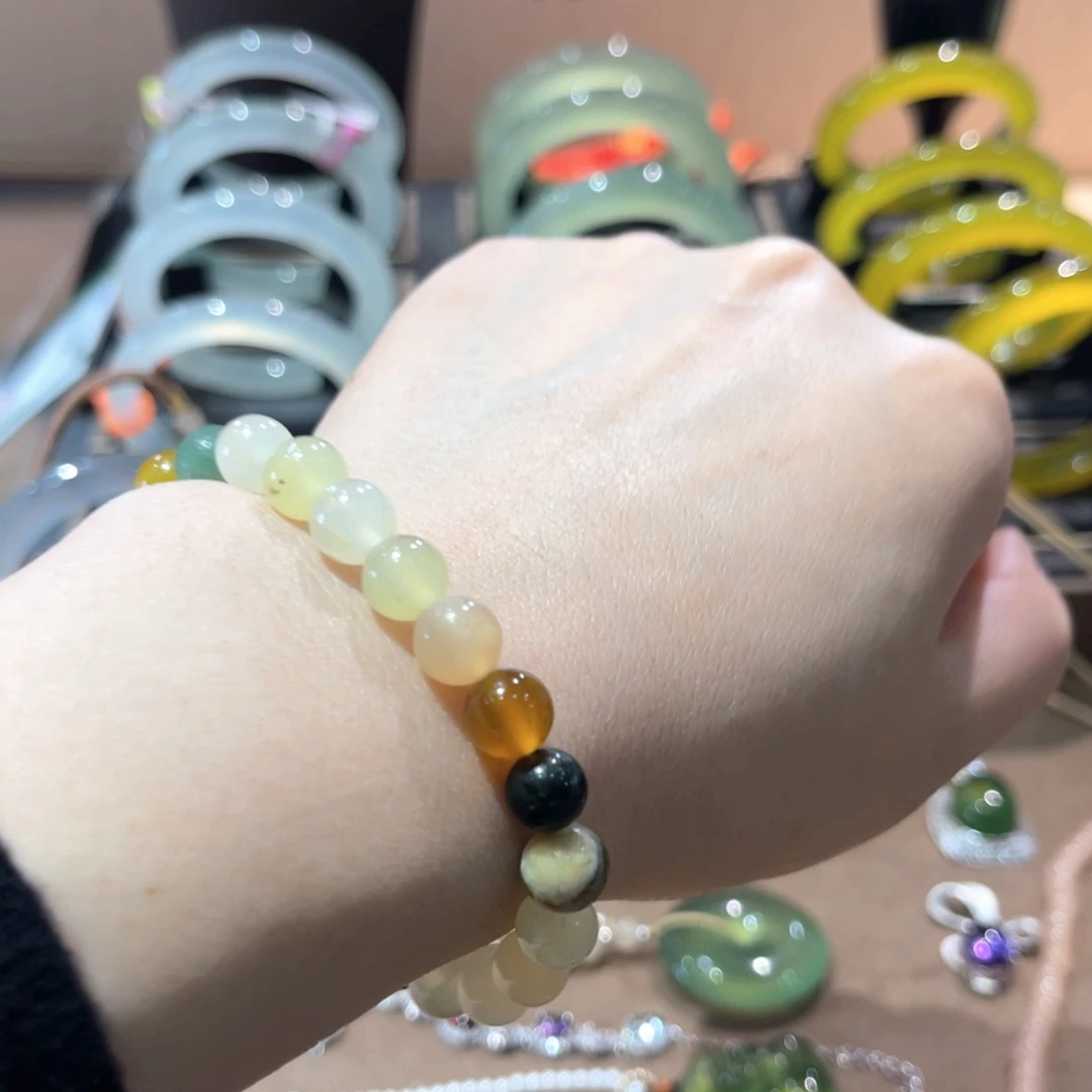 岫玉手镯未镶嵌手镯