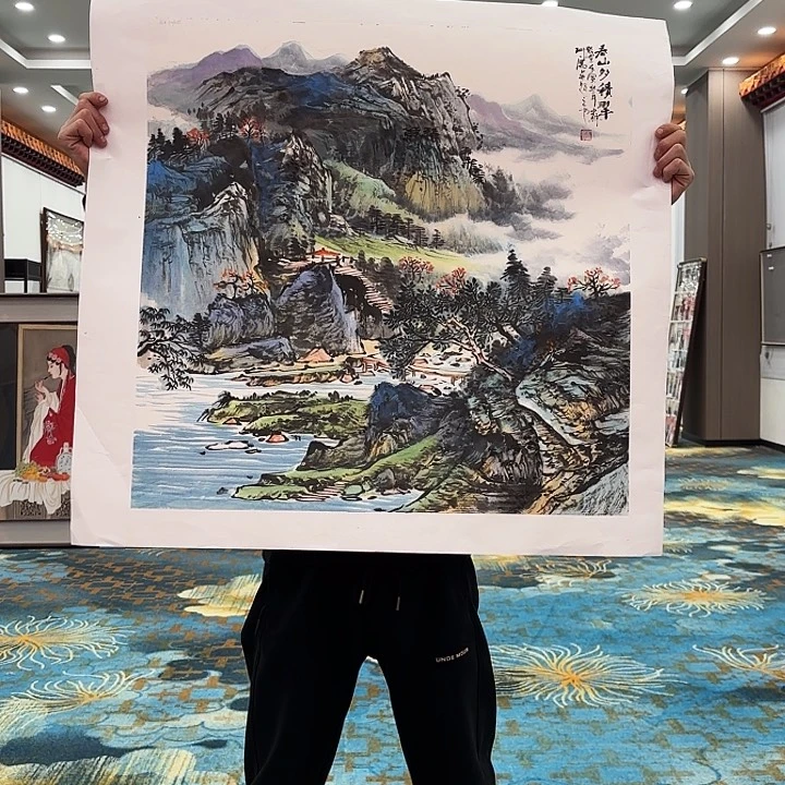 国画苏珊老师展览原作