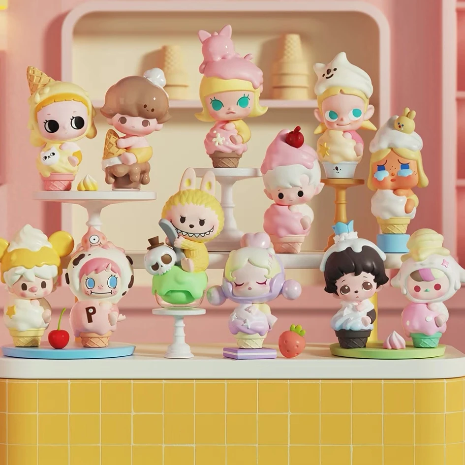 【小白拆盒】冰淇淋甜筒杯系列公仔盲袋盲盒萌粒mini